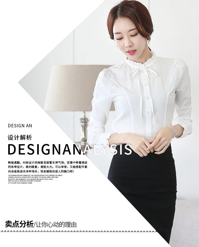 Fashion Korean White Blouse Women Blusas Stand Neck Chiffon Shirts Long Sleeve Bow Blouses Vintage Elegant Femme Tops NS5578 Fashion Korean White Blouse Women Blusas Stand Neck Chiffon Shirts Long Sleeve Bow Blouses Vintage Elegant Femme Tops NS5578
