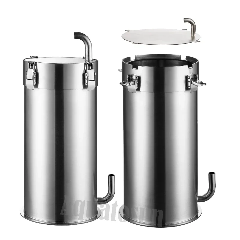 

Stainless Steel Aquarium External Canister Filter Fish Tank Filter Accessories Koi Pond Filter System