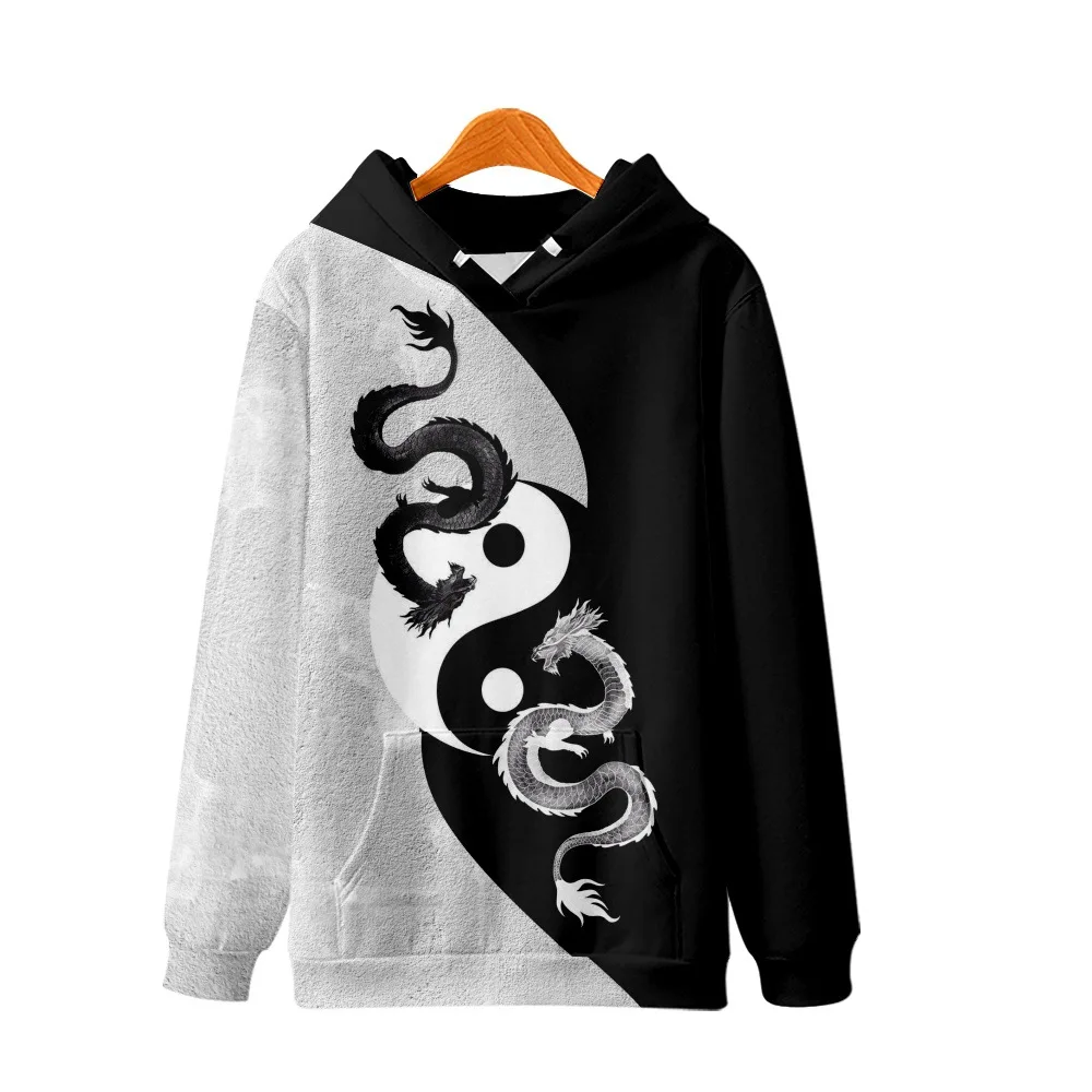 Autumn Couple Chinese Tai Chi Dragon Printed Long Sleeve Pullover Hoodies Casual Men Women Sweatshirt Harajuku Streetwear
Autumn Couple Chinese Tai Chi Dragon Printed Long Sleeve Pullover Hoodies Casual Men Women Sweatshirt Harajuku Streetwear