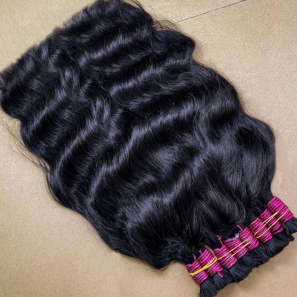 Original Human Hair Bulk For Braiding Mega No Weft Human Braiding Hair Natural Wavy Bulk Full Ends Thicker Hair Extensions
Original Human Hair Bulk For Braiding Mega No Weft Human Braiding Hair Natural Wavy Bulk Full Ends Thicker Hair Extensions