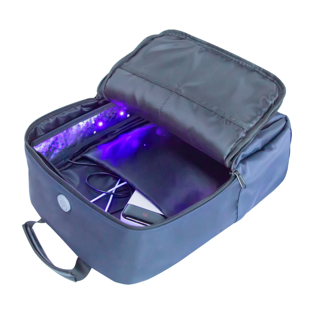 

UV Disinfection Light Sterilizer UVC Sanitizer Box Ozone Lamp Ultraviolet Sterilization Cleaner Backbage Portable Case USB
