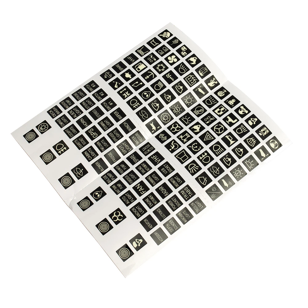 New Night Glow Rocker Switch Decal Label Circuit Panel Sticker Car Boat Truck Marine Car Decoration Automobile Styling Accessory
New Night Glow Rocker Switch Decal Label Circuit Panel Sticker Car Boat Truck Marine Car Decoration Automobile Styling Accessory