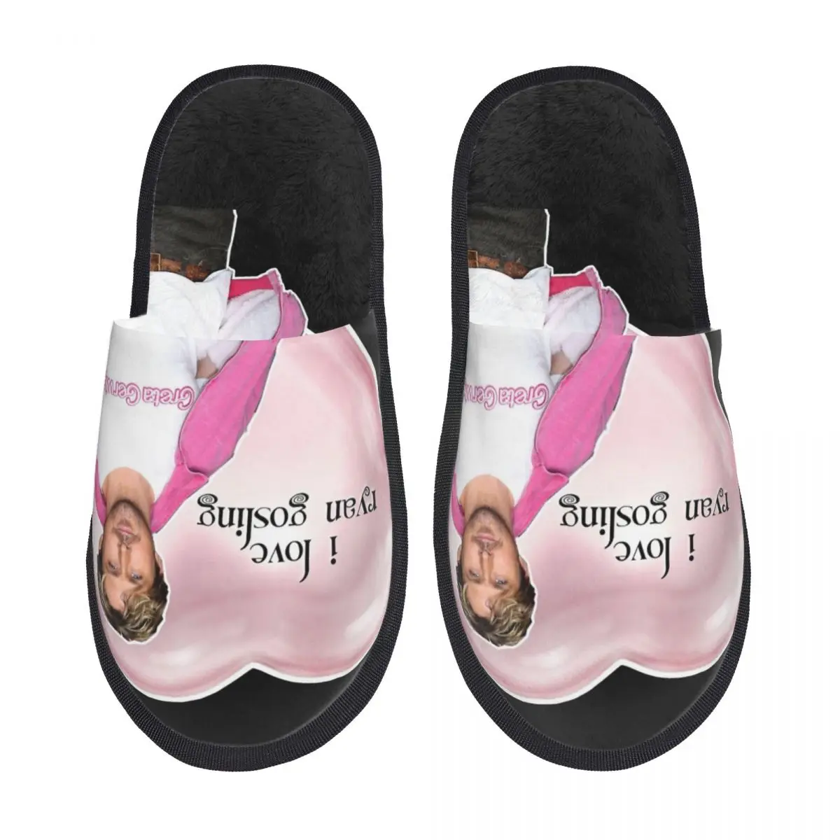 I Love Ryan Gosling Plush Slippers Living Room Pink Heart Soft Memory Foam Slides Anti Slip
I Love Ryan Gosling Plush Slippers Living Room Pink Heart Soft Memory Foam Slides Anti Slip