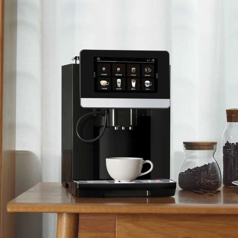 

20 Beverages 7 inch display bean to cup one touch cappuccino latte milk foam espresso maker automatic coffee machine
