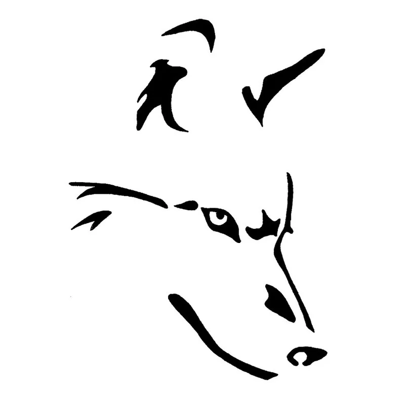 Wolf Brief Strokes Car Styling Decals Creative Simple Vinyl Car Body Stickers Black/Silver14.4*20CM
Wolf Brief Strokes Car Styling Decals Creative Simple Vinyl Car Body Stickers Black/Silver14.4*20CM