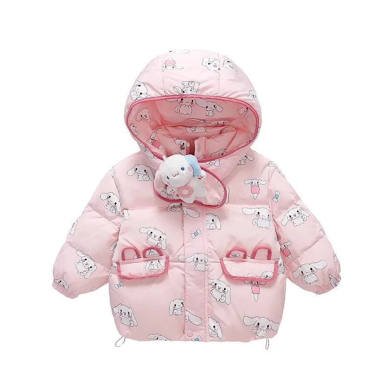 Cute Cartoon Children's Plus Velvet Autumn Winter Parkas Girls Cinnamoroll Cotton Coat Y2K Anime Jacket for Girls Christmas Gift
Cute Cartoon Children's Plus Velvet Autumn Winter Parkas Girls Cinnamoroll Cotton Coat Y2K Anime Jacket for Girls Christmas Gift