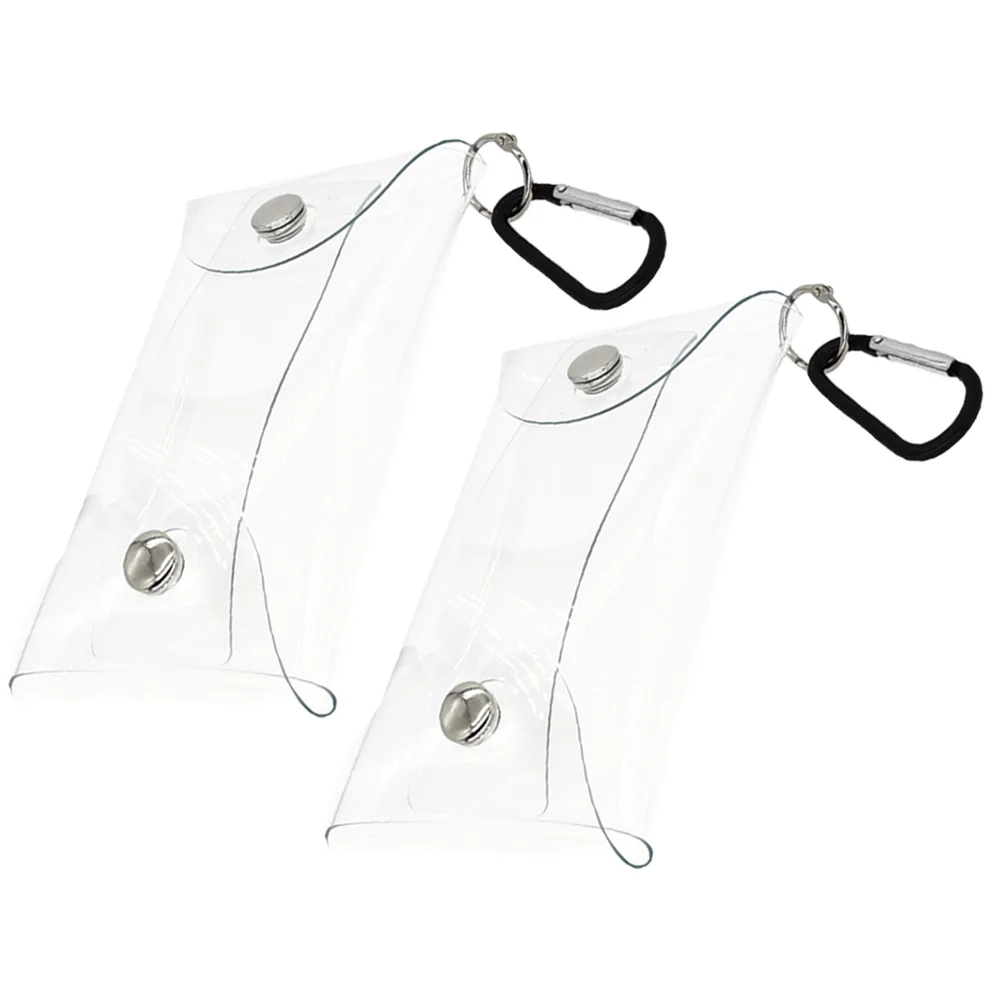 2 Pcs Outdoor Key Bag Multi-function Storage Pouches Convenient Change Portable Clear Reusable Pvc Transparent Daily Use
2 Pcs Outdoor Key Bag Multi-function Storage Pouches Convenient Change Portable Clear Reusable Pvc Transparent Daily Use