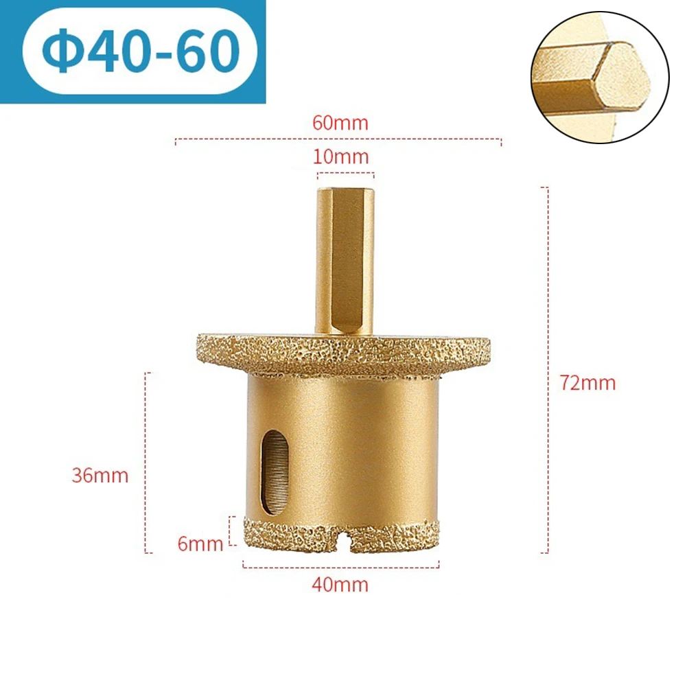 For Marble Tiles Washbasin Core Bits Brazing Hole Opener Hole Drill Saw Hole Opener M10 Thread Triangular Shank
For Marble Tiles Washbasin Core Bits Brazing Hole Opener Hole Drill Saw Hole Opener M10 Thread Triangular Shank