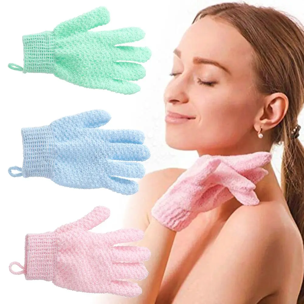 

Мягкая двухсторонняя душевая спа-отшелушивающая перчатка для удаления омертвевшей кожи пилинг перчатка для ванны скраб перчатка для очистки тела утолщенное банное полотенце