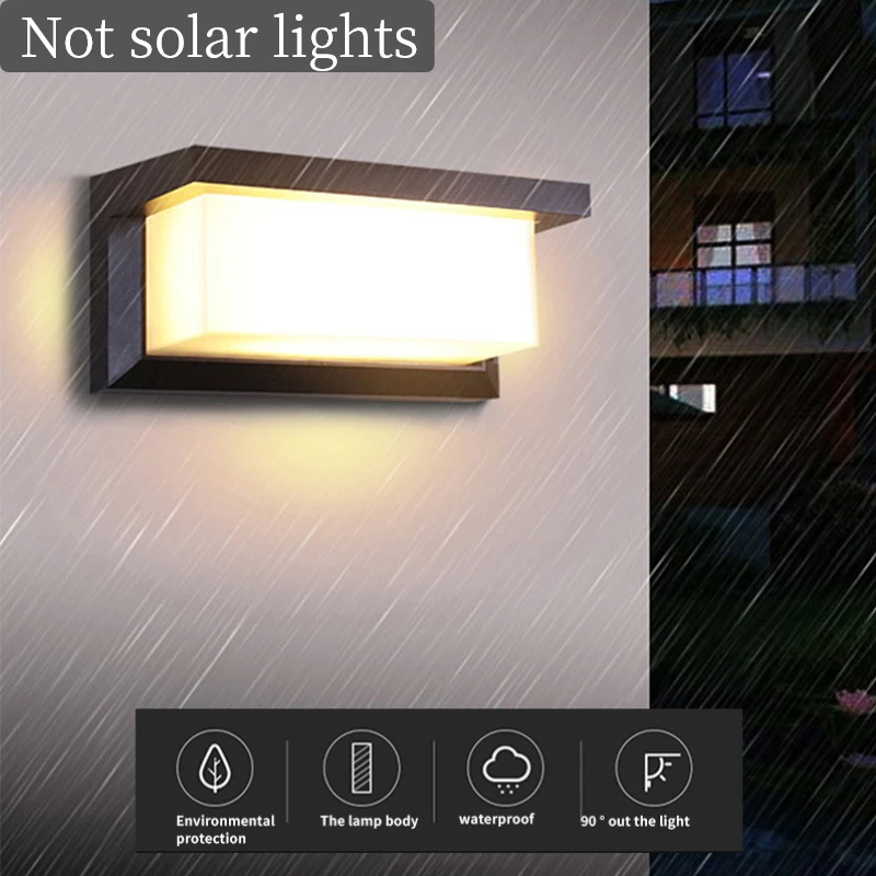 LED Outdoor Wall Lamp IP65 Waterproof Porch Balcony Garden Light Courtyard Corridor Outdoor Lighting Home Decor
LED Outdoor Wall Lamp IP65 Waterproof Porch Balcony Garden Light Courtyard Corridor Outdoor Lighting Home Decor