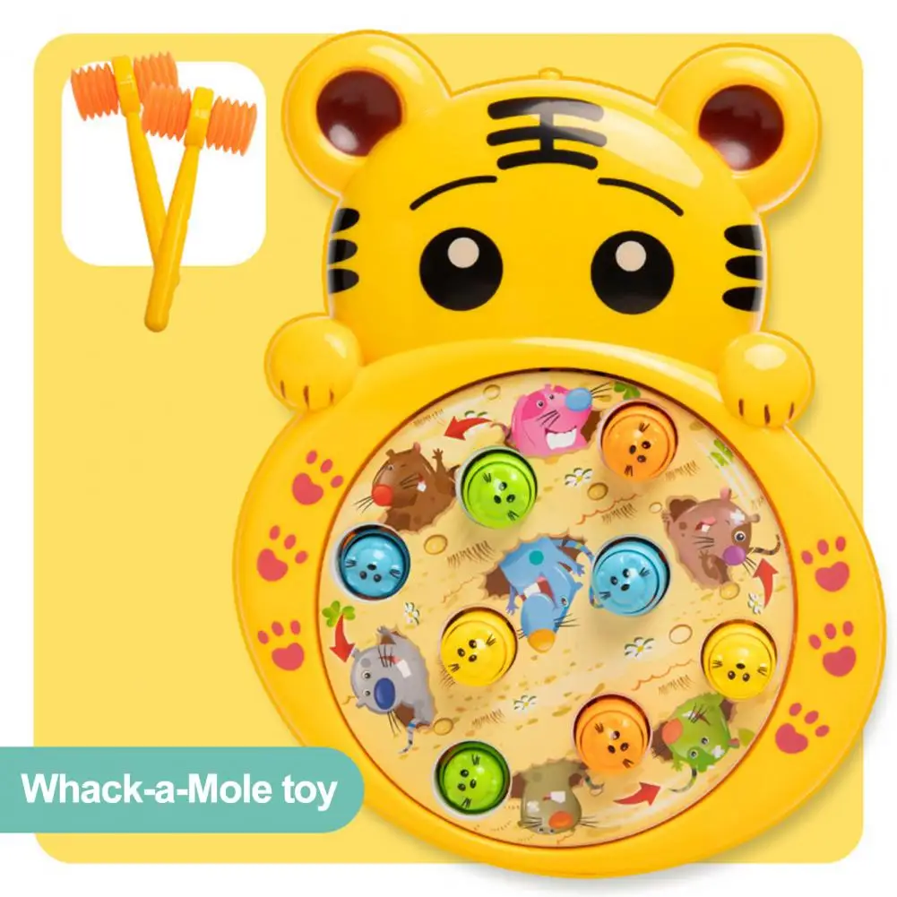 

Whac A Mole Game for Baby Interactive Pounding Toy Fun Hammering Game Music Blinking Gophers Early Development Learning Gift