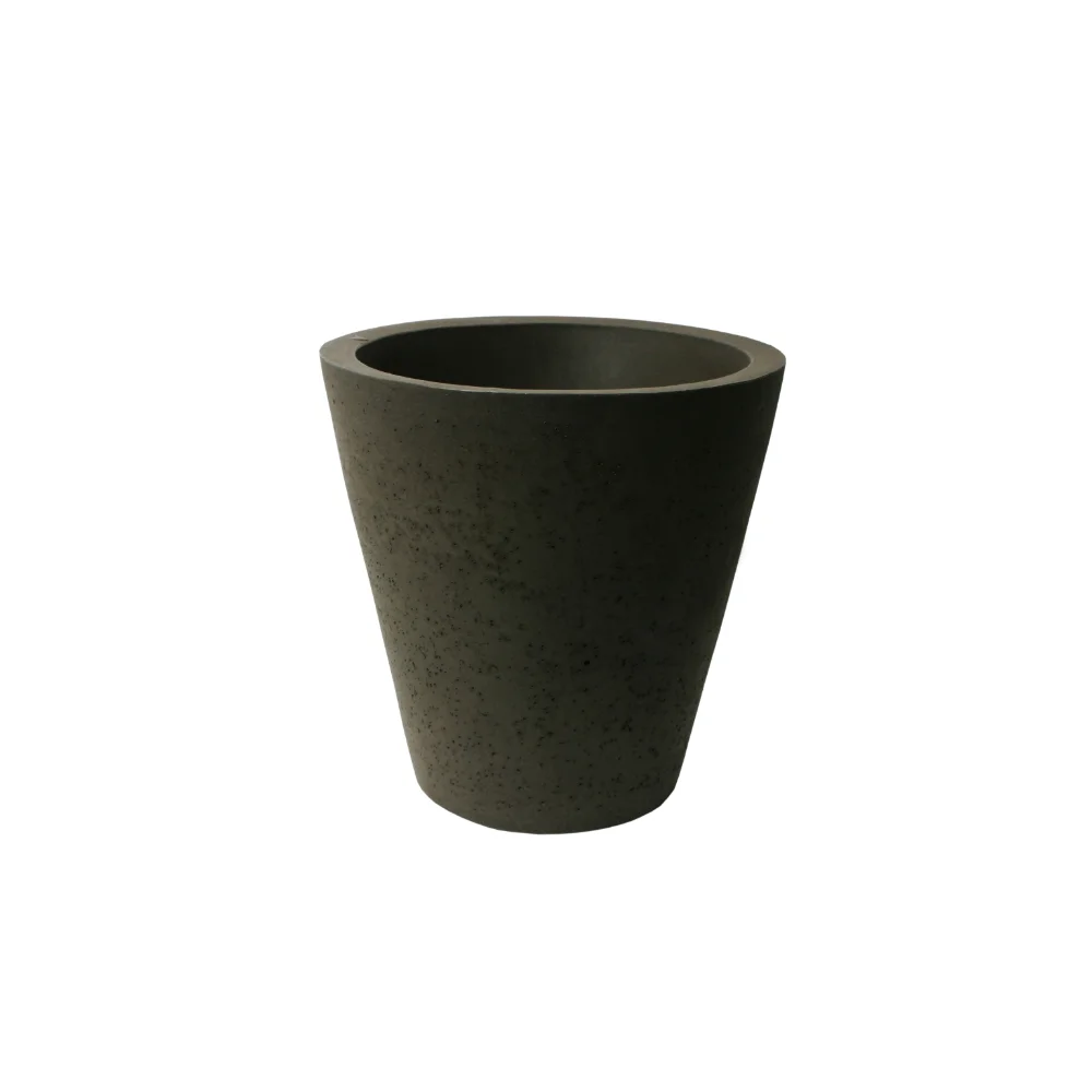 

Algreen Crete Planter, Self-Watering Planter, 16.5-In. Height by 16-In., Concrete Texture, Brownstone