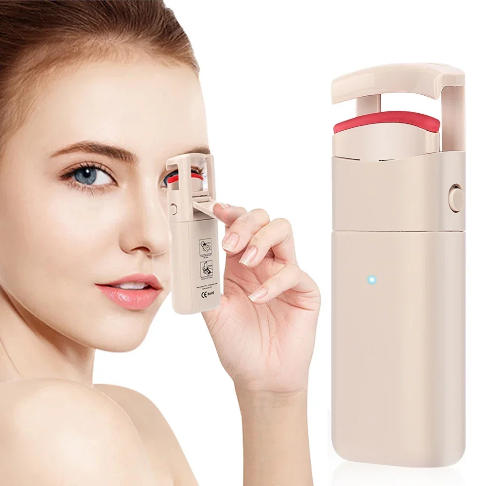 Electric Heated Eyelash Curler Long-Lasting Curling Eye Lash Perm Eyelashes Clip Eyelash Curler Device Makeup Tool Battery Power
Electric Heated Eyelash Curler Long-Lasting Curling Eye Lash Perm Eyelashes Clip Eyelash Curler Device Makeup Tool Battery Power