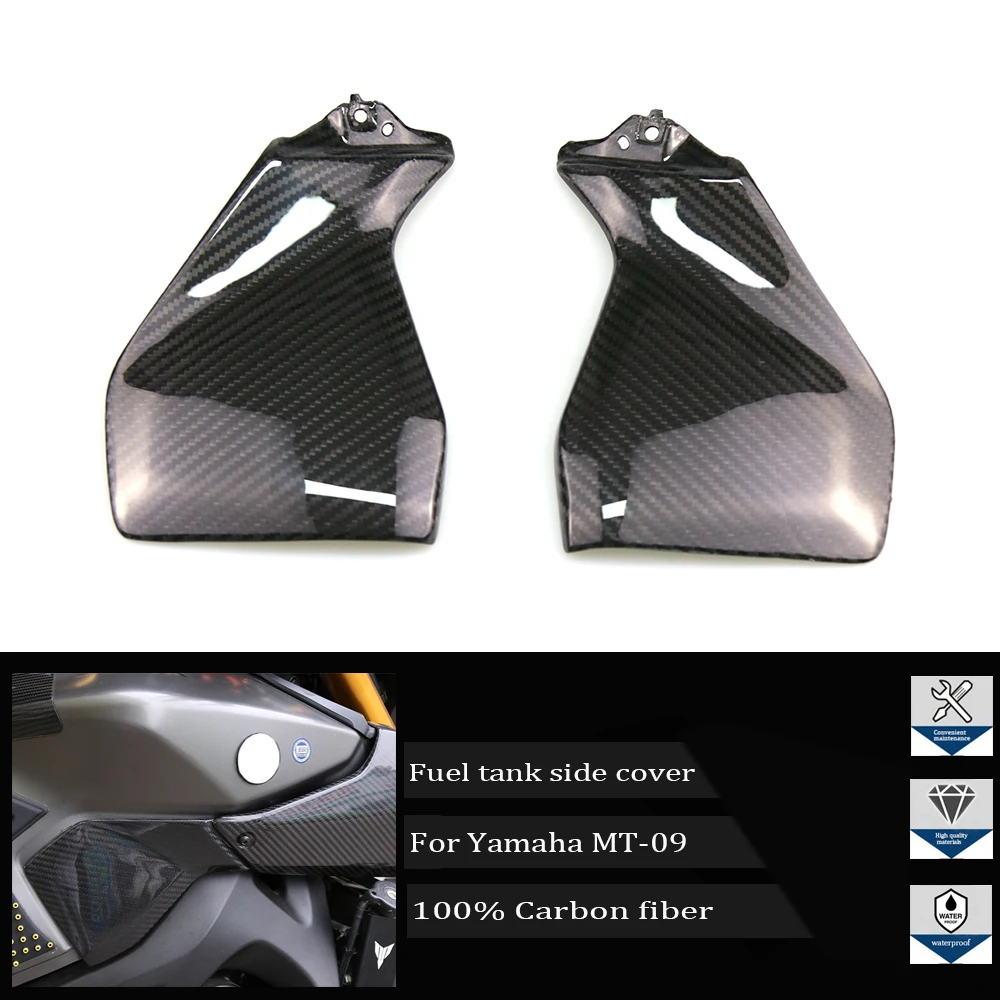 For Yamaha MT09 MT-09 2014-2019 Motorcycle Modified 3K Carbon Fiber Fuel Tank Protective Covers Fuel Tank Side Panels
For Yamaha MT09 MT-09 2014-2019 Motorcycle Modified 3K Carbon Fiber Fuel Tank Protective Covers Fuel Tank Side Panels