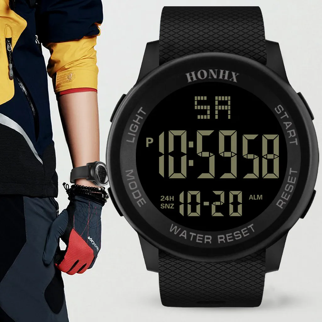 Waterproof Digital Watch Men Sport Multifunction Wrist Watches Fashion Led Luminous Electronic Clocks Male
Waterproof Digital Watch Men Sport Multifunction Wrist Watches Fashion Led Luminous Electronic Clocks Male