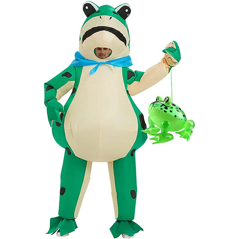 Inflatable Frog Costume with Blow Up Frog Costume for Halloween Mardi Gras Party Funny Animal Costume for Adult Role Play
Inflatable Frog Costume with Blow Up Frog Costume for Halloween Mardi Gras Party Funny Animal Costume for Adult Role Play