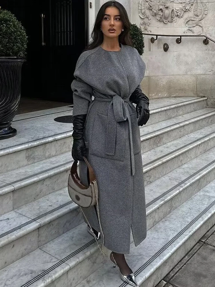 Шерстяное пальто женская элегантная длинная куртка на шнуровке с длинным рукавом Женская осенне-зимняя винтажная модная Уличная Повседневная Верхняя одежда
Шерстяное пальто женская элегантная длинная куртка на шнуровке с длинным рукавом Женская осенне-зимняя винтажная модная Уличная Повседневная Верхняя одежда