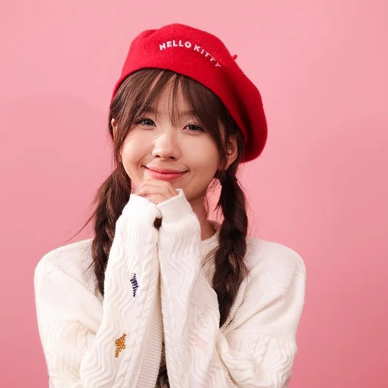 Hello Kitty Sanrio My Melody Kuromi Beret Hat Anime Kawaii Y2k Cute Cartoon New Felt Beret Hats Women's Fashion Retro Cap
Hello Kitty Sanrio My Melody Kuromi Beret Hat Anime Kawaii Y2k Cute Cartoon New Felt Beret Hats Women's Fashion Retro Cap