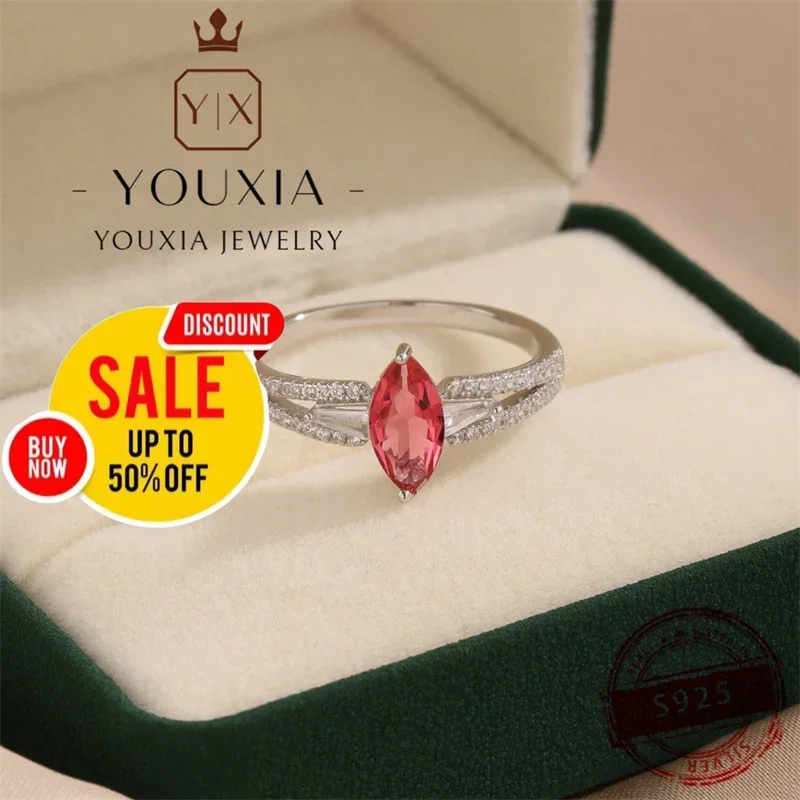 Hot European and American Ruby Jewelry Ring 925 Silver minimalist design party fashion couple rings for women
Hot European and American Ruby Jewelry Ring 925 Silver minimalist design party fashion couple rings for women