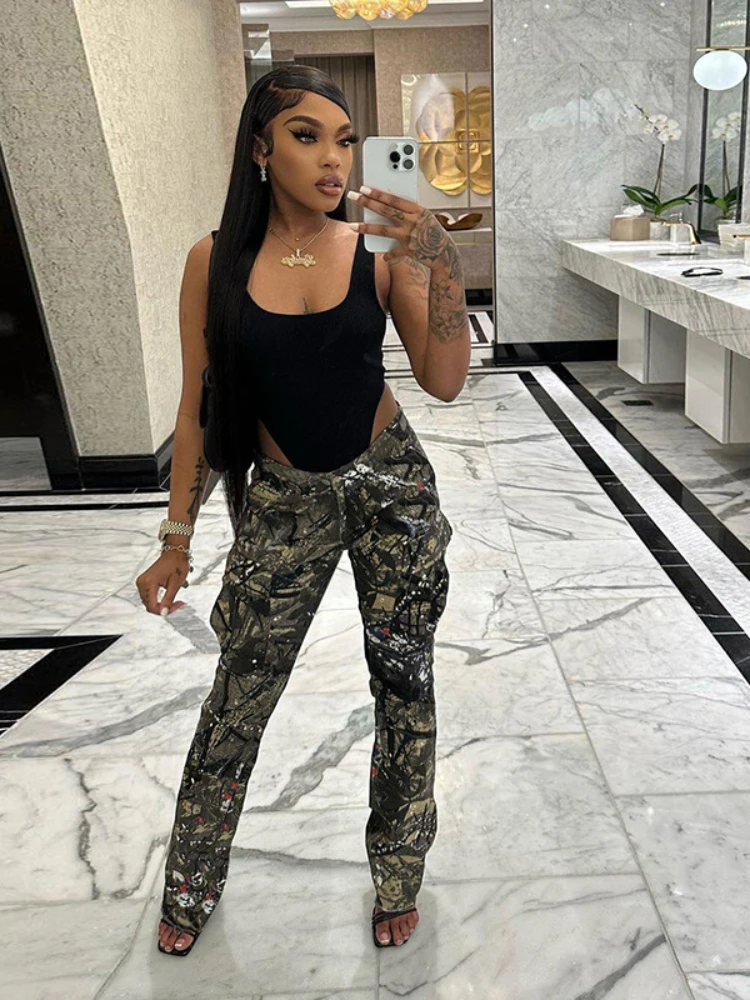 2023 Summer Women's New High Waist Fashion Print Street Shoot Loose Micro Ra Casual Pants
2023 Summer Women's New High Waist Fashion Print Street Shoot Loose Micro Ra Casual Pants
