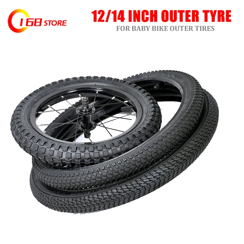 Children's bicycle tires 12/14/ inch X1.75X2.125X2.40 suitable for baby bike outer
Children's bicycle tires 12/14/ inch X1.75X2.125X2.40 suitable for baby bike outer