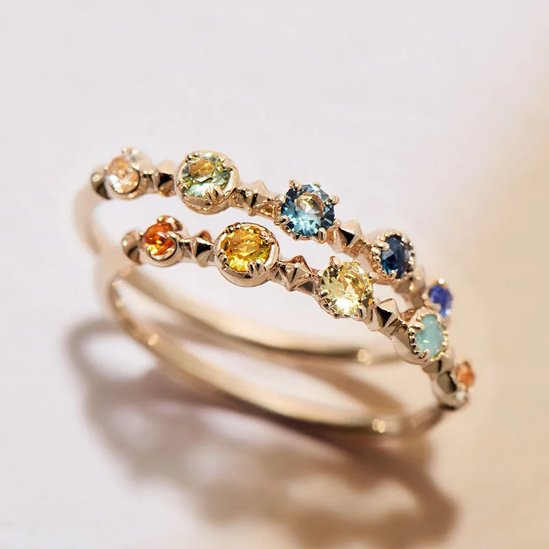 Five Colored Glaze Blue Yellow Stone S925 Sterling Silver 14K Gold Rings For Women Wedding Engagement Jewellery
Five Colored Glaze Blue Yellow Stone S925 Sterling Silver 14K Gold Rings For Women Wedding Engagement Jewellery