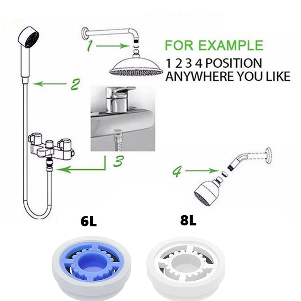 Flow Reducer Limiter Shower Adapter 1/2 Inch Water Saving 6 8 L/Min Bathroom Accesessories Flow Regulator Restrictor Shower Hose
Flow Reducer Limiter Shower Adapter 1/2 Inch Water Saving 6 8 L/Min Bathroom Accesessories Flow Regulator Restrictor Shower Hose