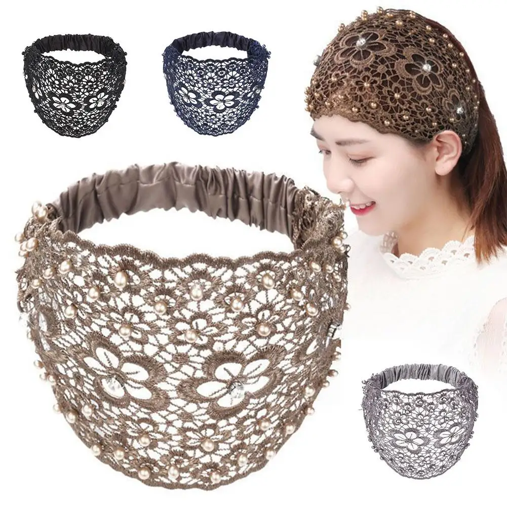 Lace Headbands For Women Wide Edge Floral Pearl Lace Headwrap Elastic Headbands Cover White Hair Hair Accessories Headdress A2d6
Lace Headbands For Women Wide Edge Floral Pearl Lace Headwrap Elastic Headbands Cover White Hair Hair Accessories Headdress A2d6