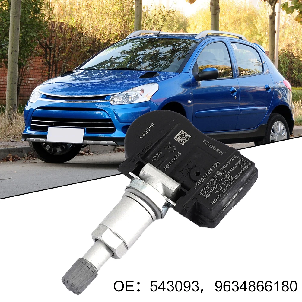 543093 Tyre Pressure Sensor TPMS For C4 C5 C6 C8 For 1007 207 307 407 508 Quick Installation And Easy To Use
543093 Tyre Pressure Sensor TPMS For C4 C5 C6 C8 For 1007 207 307 407 508 Quick Installation And Easy To Use