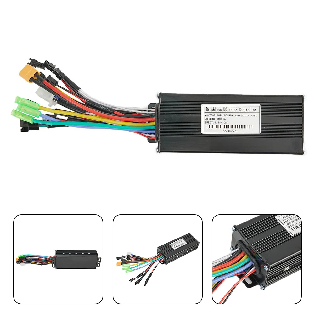 Brushless Controller Controller Durable E-bike JN SM Sine Three Mode 24/36/48V Applicable Hall Motor Practical
Brushless Controller Controller Durable E-bike JN SM Sine Three Mode 24/36/48V Applicable Hall Motor Practical