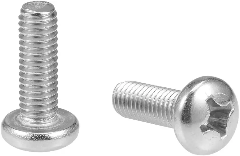 

Keszoox M6x12mm Machine Screws Phillips Cross Pan Head Screw 304 Stainless Steel Fasteners Bolts 10Pcs