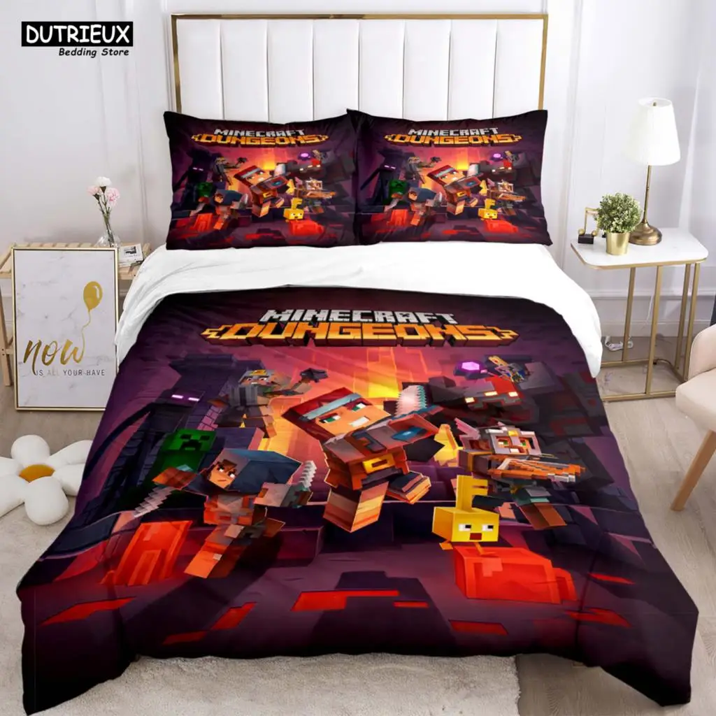 3D Sandbox Game Polyester Bedding ,cover&2pcs Pillowcase,SetsKids Covers Boys Bed Linen Set Bedding Set Anime Bedding Set
3D Sandbox Game Polyester Bedding ,cover&2pcs Pillowcase,SetsKids Covers Boys Bed Linen Set Bedding Set Anime Bedding Set
