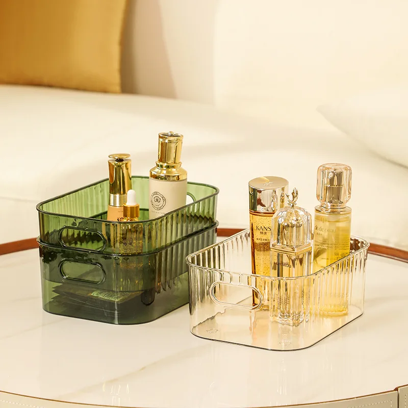 Home Essentials: Transparent Plastic Desktop Cosmetics Storage Box - Organize and Display Your Beauty Collection
Home Essentials: Transparent Plastic Desktop Cosmetics Storage Box - Organize and Display Your Beauty Collection