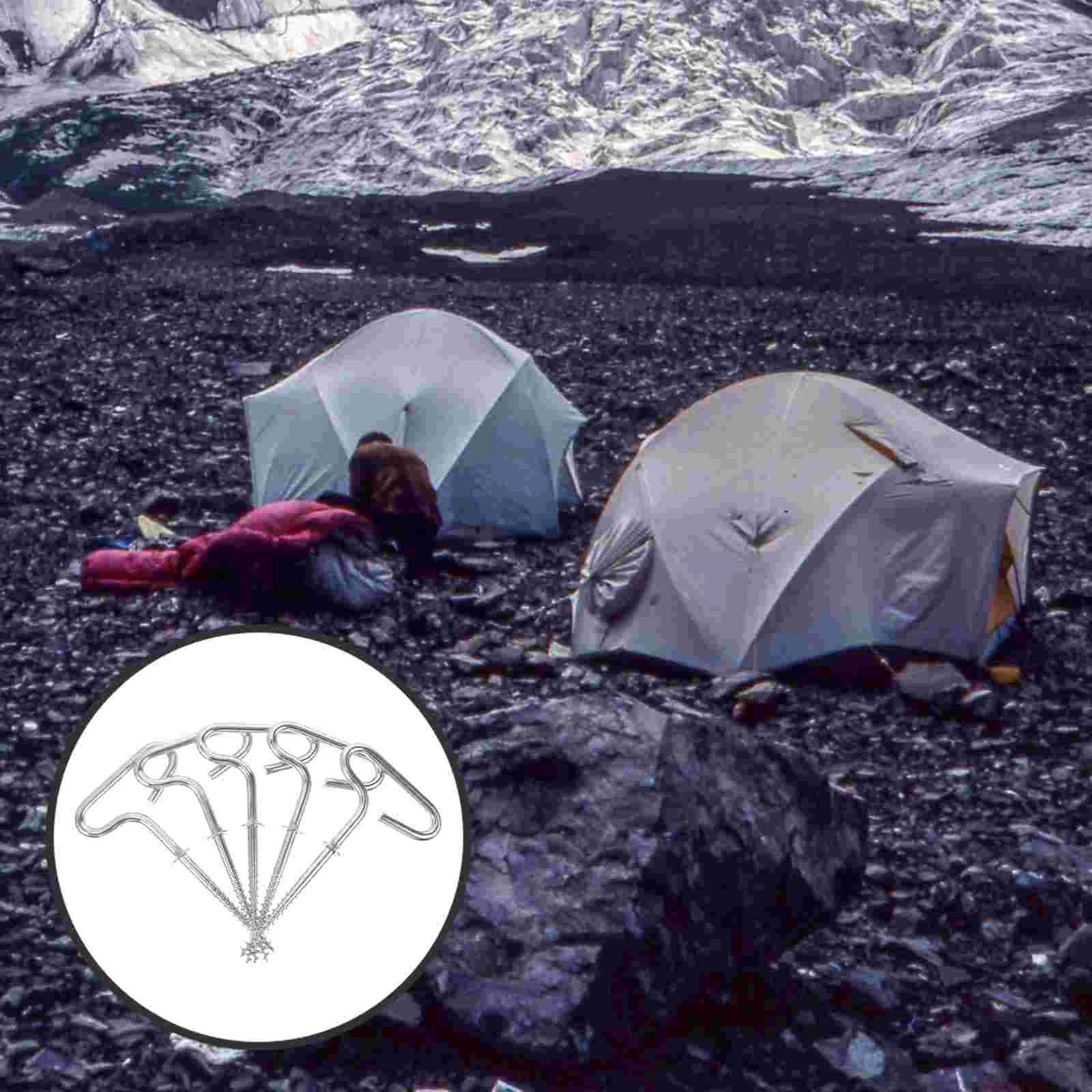 6Pcs Camping Stakes Metal Tent Pegs Ice Fishing Rod Stand Ice Fishing Accessories
6Pcs Camping Stakes Metal Tent Pegs Ice Fishing Rod Stand Ice Fishing Accessories