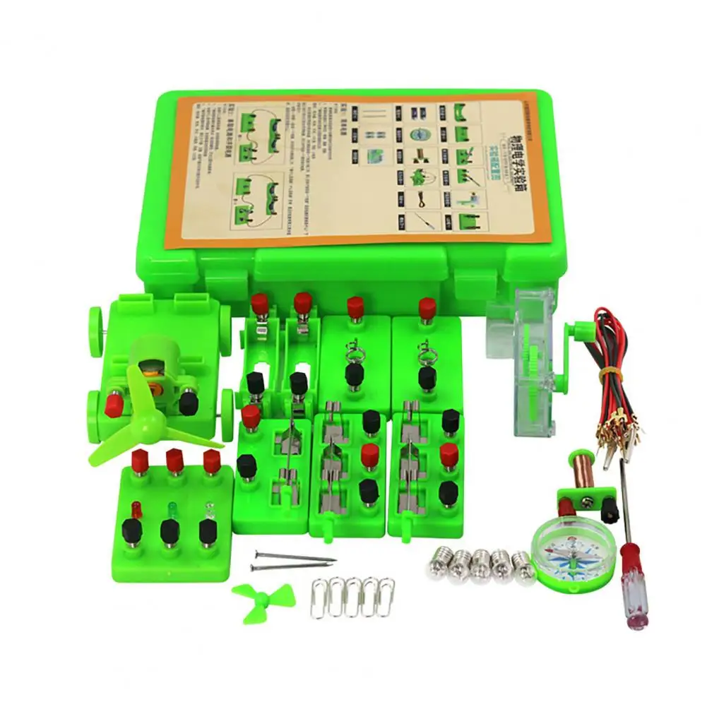 Challenging Learning Chromed Metal Connect Wires for Classroom Educational Circuit Kit Physics Experiment Tool for Classroom
Challenging Learning Chromed Metal Connect Wires for Classroom Educational Circuit Kit Physics Experiment Tool for Classroom