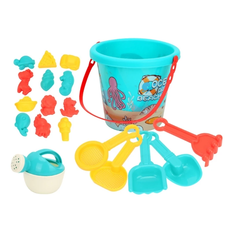 

Пляжный игровой набор для детей, игровой набор с замками из песка, песочная форма, пляжное ведро, игрушка, детский подарок на