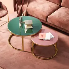 Nordic Iron Coffee Tables Creative Balcony Tea Table Living Room Furniture Combination Simple Modern Luxury Round Coffee Table
Nordic Iron Coffee Tables Creative Balcony Tea Table Living Room Furniture Combination Simple Modern Luxury Round Coffee Table