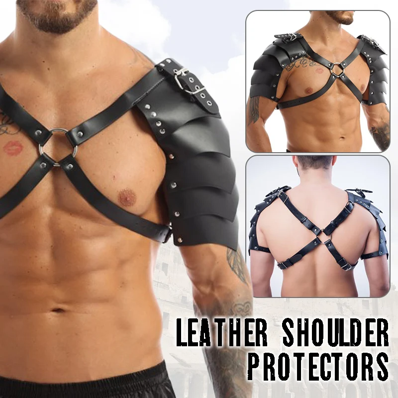 New Men Medieval Costume Armor Cosplay Accessory Vintage Gothic Warriors Knights Shoulder Strap PU Leather Harness Adjustable
New Men Medieval Costume Armor Cosplay Accessory Vintage Gothic Warriors Knights Shoulder Strap PU Leather Harness Adjustable