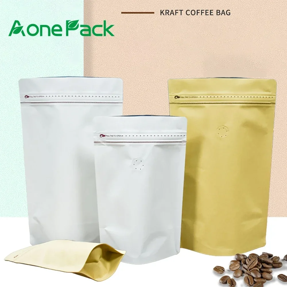 50pcs Custom Colored 250g Kraft Paper Coffee Stand Up Aluminum Foil Tea Ziplock Mylar Nuts Food Storage Bag with One-way Vave
50pcs Custom Colored 250g Kraft Paper Coffee Stand Up Aluminum Foil Tea Ziplock Mylar Nuts Food Storage Bag with One-way Vave