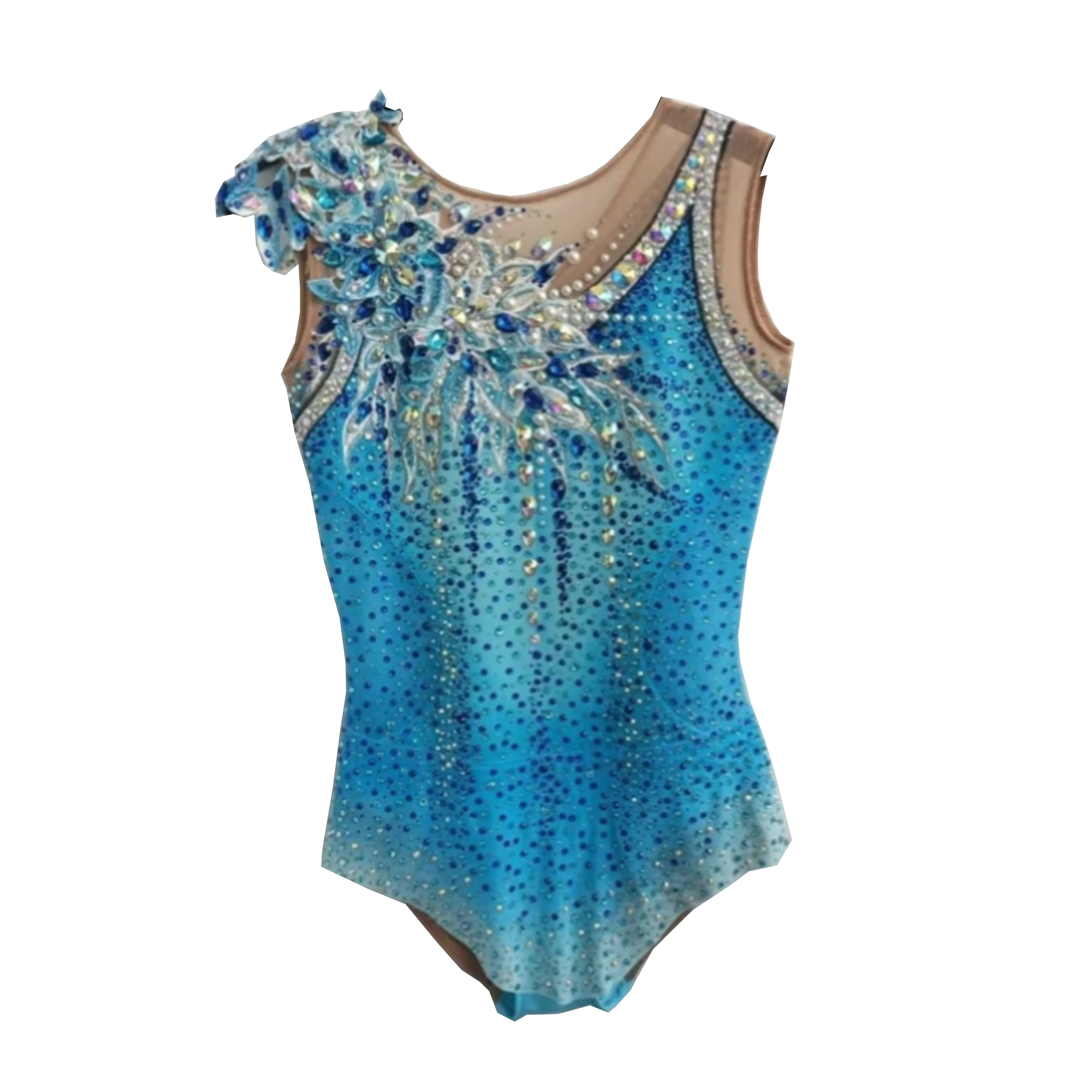 LIUHUO Customized Rhythmic Gymnastics Leotards Girls Women Blue Gradient Rhinestone Dance Wear Competition Unitards
LIUHUO Customized Rhythmic Gymnastics Leotards Girls Women Blue Gradient Rhinestone Dance Wear Competition Unitards