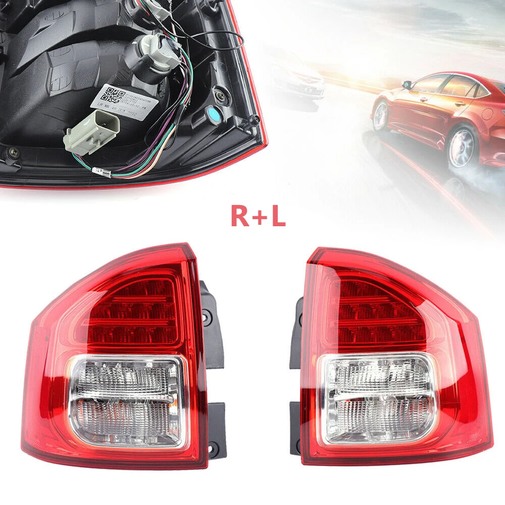Pair Tail Lights Brake Lamps Assembly for Jeep Compass 2011 2012 2013 2014 2.0L 2.4L Turn Signal Warning Left & Right
Pair Tail Lights Brake Lamps Assembly for Jeep Compass 2011 2012 2013 2014 2.0L 2.4L Turn Signal Warning Left & Right