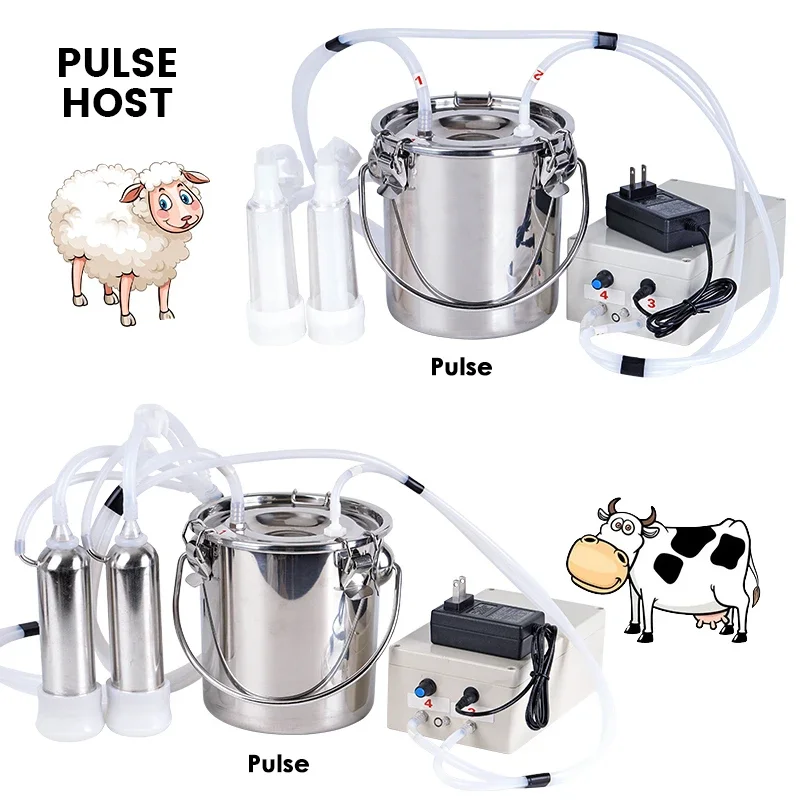 3L Cow Electric Milking Machine Stainless Steel Milker Electric Vacuum Pump 240V Cattle Automatic Efficient Milking Machine
3L Cow Electric Milking Machine Stainless Steel Milker Electric Vacuum Pump 240V Cattle Automatic Efficient Milking Machine