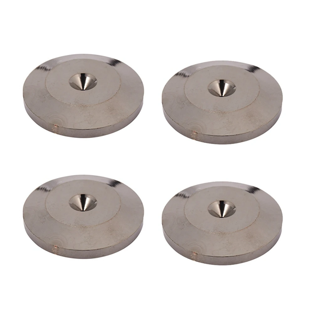 4 Pcs Speaker Pure Copper Spikes Pads HiFi Speaker Box Isolation Floor Stand Feet Cone Base Shoes Pad (Black)
4 Pcs Speaker Pure Copper Spikes Pads HiFi Speaker Box Isolation Floor Stand Feet Cone Base Shoes Pad (Black)