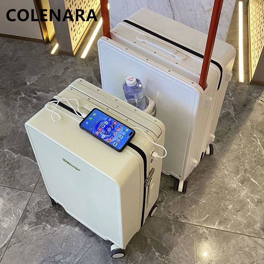 COLENARA 20"24"26 Inch High Quality Luggage ABS + PC Boarding Box USB Charging Trolley Case Universal Wheel Rolling Suitcase
COLENARA 20"24"26 Inch High Quality Luggage ABS + PC Boarding Box USB Charging Trolley Case Universal Wheel Rolling Suitcase