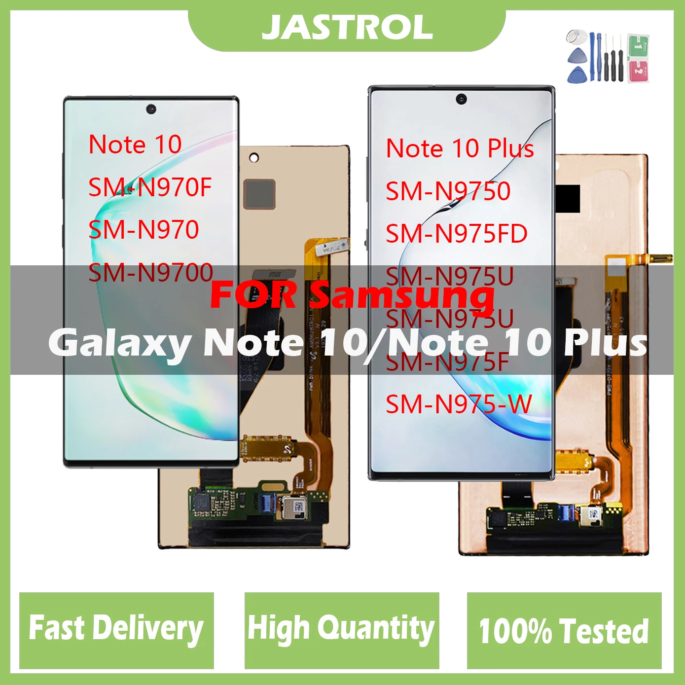 100% Original Super AMOLED LCD Display Touch Screen for Samsung Galaxy Note 10 N970F N9700 Note 10 Plus N975F With Frame 
100% Original Super AMOLED LCD Display Touch Screen for Samsung Galaxy Note 10 N970F N9700 Note 10 Plus N975F With Frame