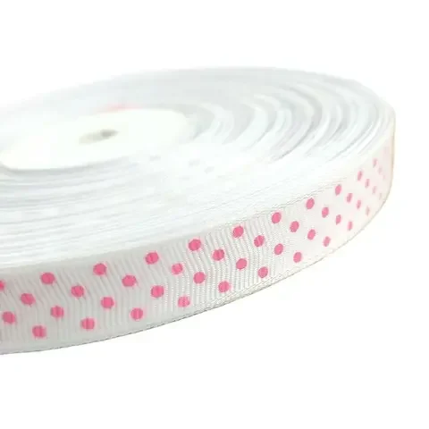 

HL 5/8" (15MM) 10 Meters/lot Printed Dots Grosgrain Ribbons Gift Box Wrapping Belt Wedding Party Decorative Crafts