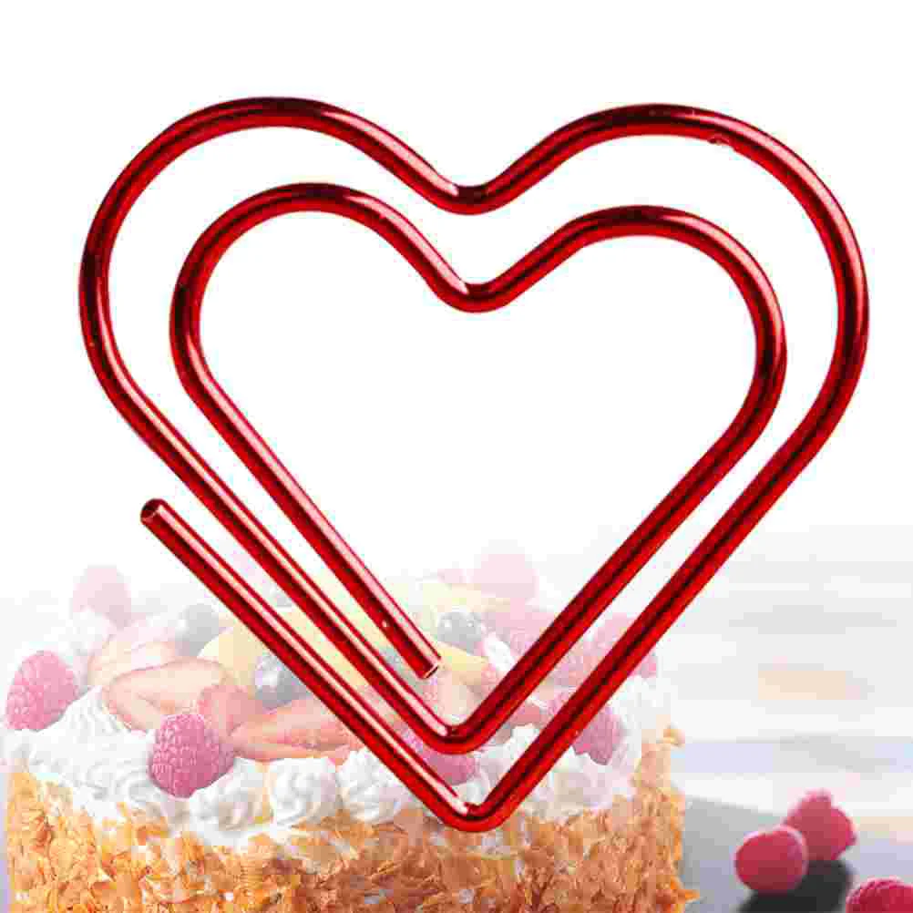 Paperclip Love Heart Paper Clips Marking Bookmark Pin Stationery Office Accessories(Red)
Paperclip Love Heart Paper Clips Marking Bookmark Pin Stationery Office Accessories(Red)