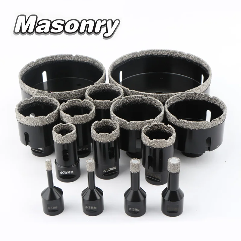 Brazed Dry Drill Bits M14 Thread Vacuum Brazed Diamond Dry Drilling Bits Hole Saw Ceramic Tile Granite Marble Hole Opener Tools
Brazed Dry Drill Bits M14 Thread Vacuum Brazed Diamond Dry Drilling Bits Hole Saw Ceramic Tile Granite Marble Hole Opener Tools