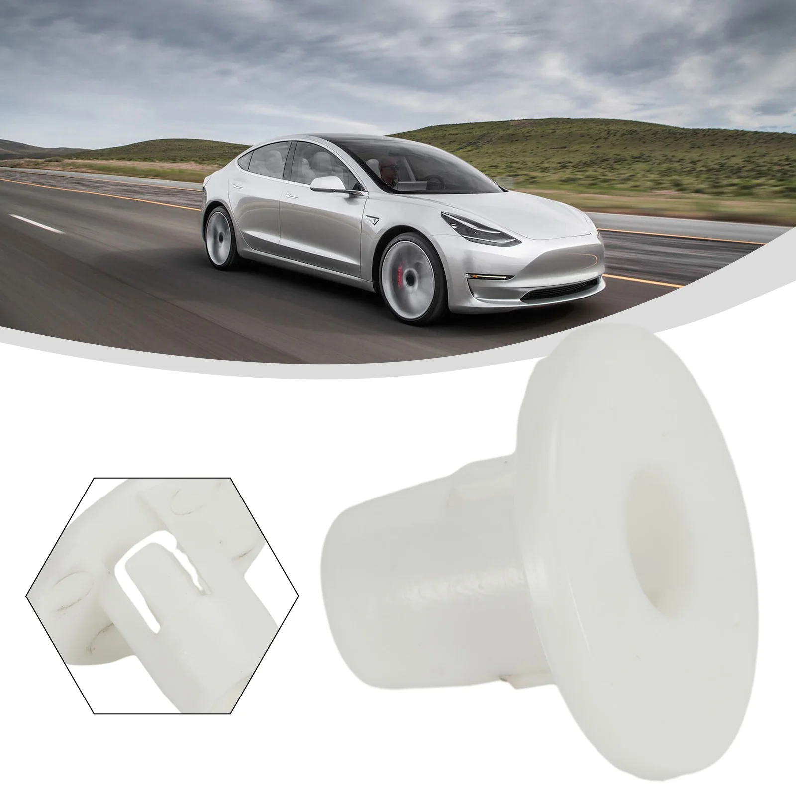 1pc For Tesla Headlight Rear Fixed Clip Buckle Rubber Sleeve Accessories White For Tesla Model 3/ Y #1473202-00-A
1pc For Tesla Headlight Rear Fixed Clip Buckle Rubber Sleeve Accessories White For Tesla Model 3/ Y #1473202-00-A