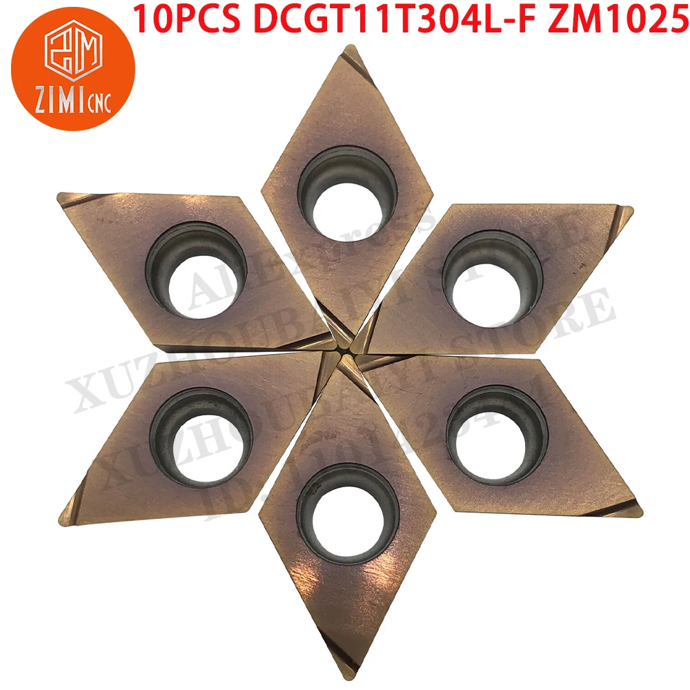 10PCS DCGT11T304L-F ZM1025 Carbide Insert Turning Insert CNC metal lathe mechanical cutting tool DCGT 11T304 for stainless steel
10PCS DCGT11T304L-F ZM1025 Carbide Insert Turning Insert CNC metal lathe mechanical cutting tool DCGT 11T304 for stainless steel